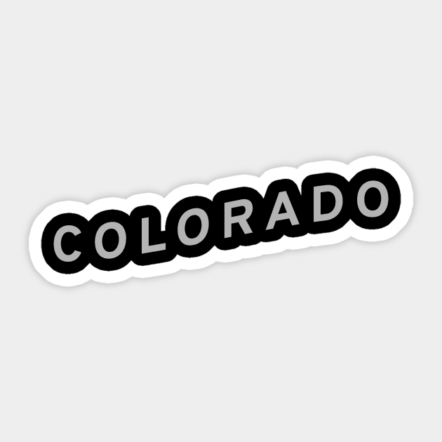 Colorado Typography Sticker by calebfaires